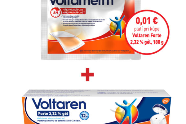 Voltaren Forte 2 32 gél 180 g VoltaTherm Hrejivá náplasť 1 ks