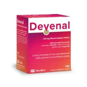 Devenal, 500 mg filmom obalené tablety, 180 tbl