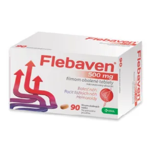 Flebaven 500 mg filmom obalené tablety, 90 tbl