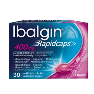 Ibalgin Rapidcaps 400 mg, 30 mäkkých kapsúl